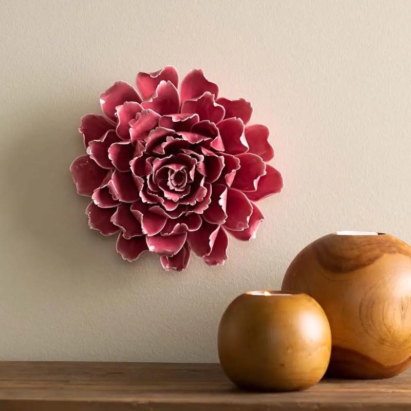 Ceramic Wall Flowers, 8